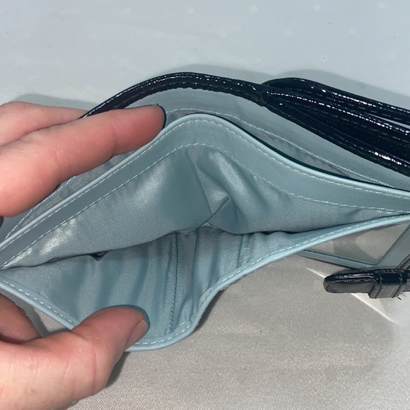 Authentic Coach Soho Signature Black Bi-Fold Buckle Wallet - Picture 8 of 16